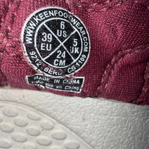 KEEN Newport H2 Mens Burgundy Gorpcore Outdoor Sport Hiking Sandals Shoes Size 6 - Picture 12 of 14